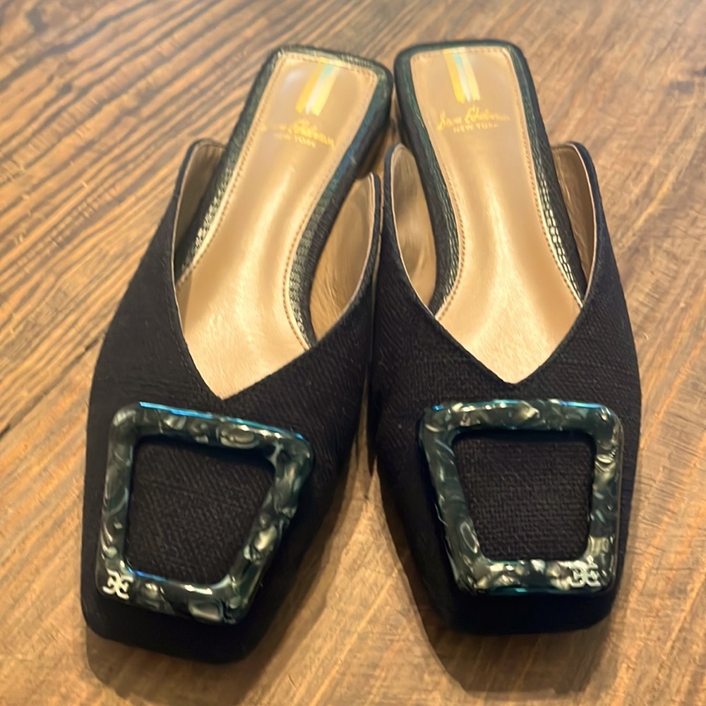 Brand new never worn Sam Edelman linen slip on shoes